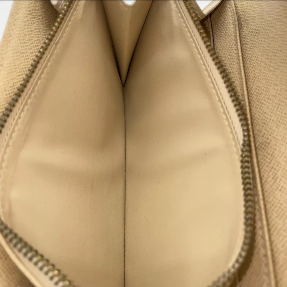 Auth Louis Vuitton Damier Azur Portefeuille Sarah long wallet in box - Picture 14 of 16